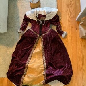 Velvet Renaissance Dress for Halloween, Plays, or DresUp